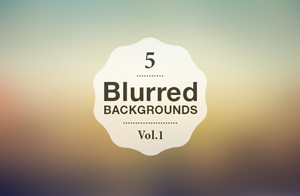 5 Blurred Backgrounds Vol.1