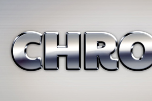 Chrome Text Effect