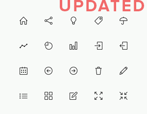 Simple Line Icons Set Vol.2