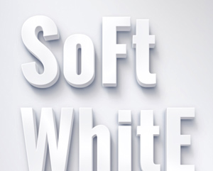Soft White Text Effect