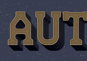 Authentic Text Effect