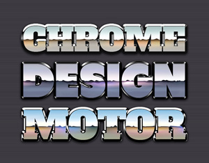 Chrome Reflection Text Styles Vol.1