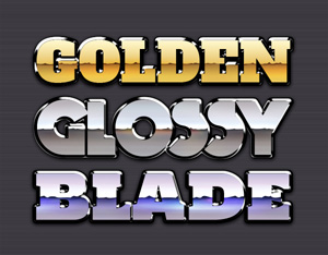 Chrome Reflection Text Styles Vol.2