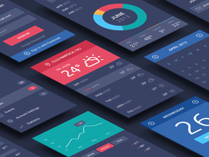 Perspective App Screens Mock-Up