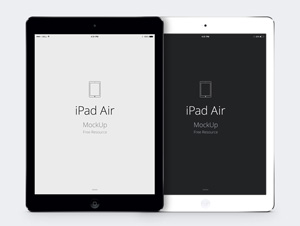 iPad Air PSD Vector MockUp