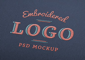 Embroidered Logo MockUp