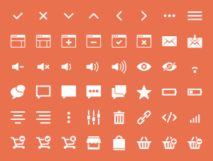 Ikons: 265 Vector Icons