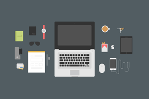 MyDesk: Minimalist Illustration