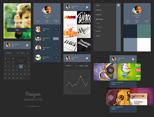 Designer Portfolio App UI Kit