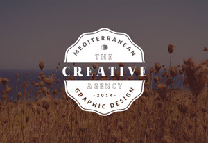 4 Vintage Logo Badges