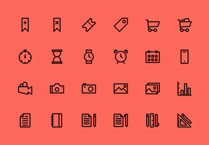 150 Outlined Icons