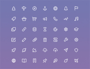 Justicons: 140 Free Stroke Icons