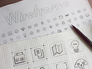 230 Wireframe Icons