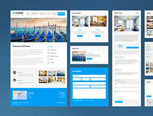 Hotheme: PSD/HTML Template