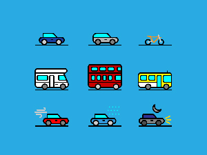 71 Traffic & Transportation Icons
