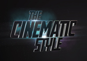 Cinematic 3D Text Effect