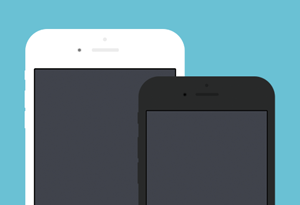 Flat Device PSD MockUps