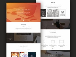Casablanca: PSD Landing Page