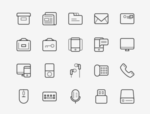 TwoGrey Icons Set