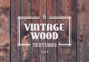 6 Vintage Wood Textures Vol.4