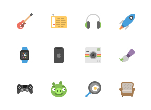 Squid.ink – 40 Flat Icons