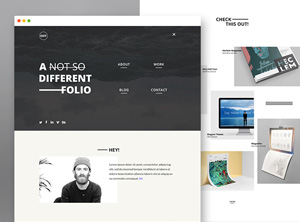DIFF – PSD Portfolio Template