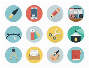 Icons Mind: 50 Flat Icons