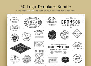 50 Logo Templates Bundle