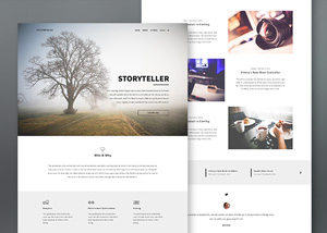 Unicorn PSD Template