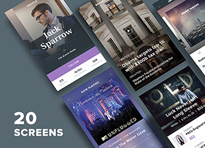 Ghost Ship Mobile UI Kit Free