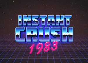 80s Retro Typography Effect