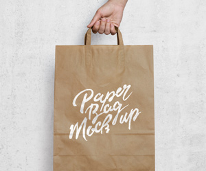 Brown Paper Bag MockUp