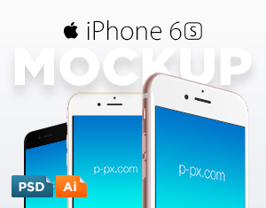 iPhone 6s Vector MockUp