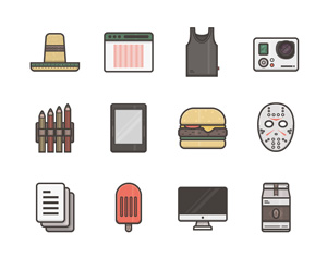 Illustricons: 36 Free Icons