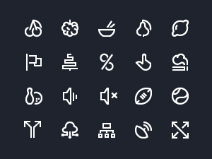 IconAlone: 110 Line Icons