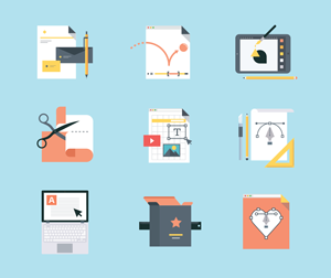 Creative Fields Icon Set