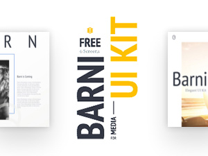Barni UI Kit – Free Sample