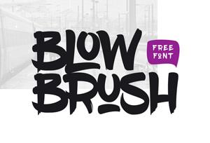 BlowBrush Free Font