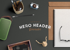 Hero / Header Scene MockUp