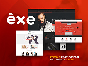 Exe Multipurpose PSD Template