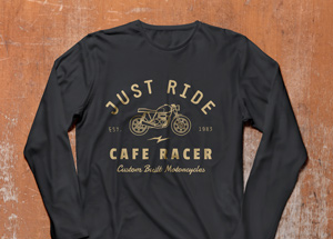 Long Sleeve T-Shirt MockUp PSD