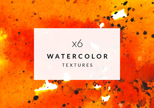 6 Watercolor Textures Vol.1