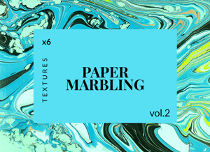 Paper Marbling Textures Vol.2