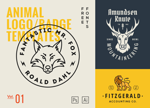 Animal Logo/Badge Templates Vol.1