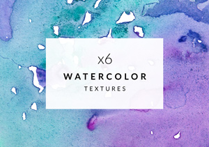 6 Watercolor Textures Vol.2