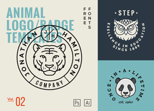 Animal Logo/Badge Templates Vol.2