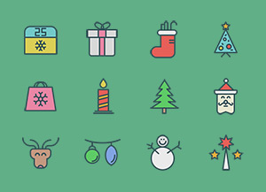 Swifticons: 32×3 Christmas Icons