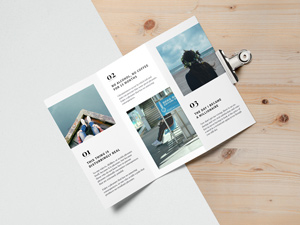 Tri Fold Brochure MockUp #2
