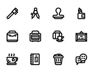 Smashicons: 80 Material Office Icons