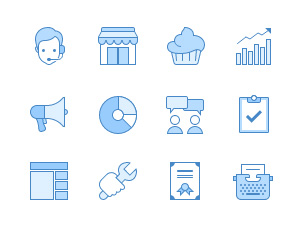 Ultraviolet: 60 Business Icons